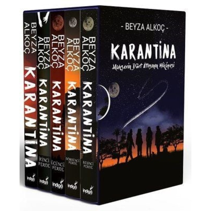 Karantina Serisi Seti-5 Kitap Takım- Karton Kapak Kutulu