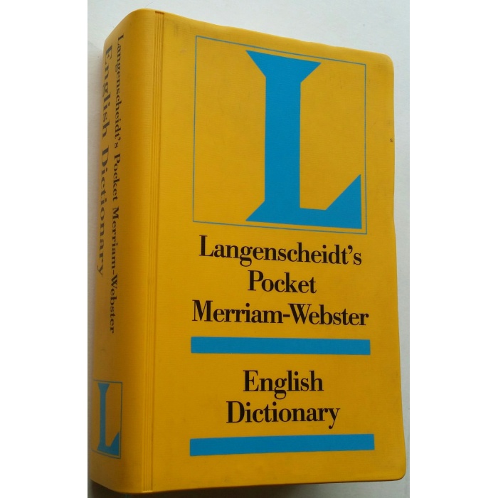 Langenscheidts Pocket Dictionary Merriam-Webster English