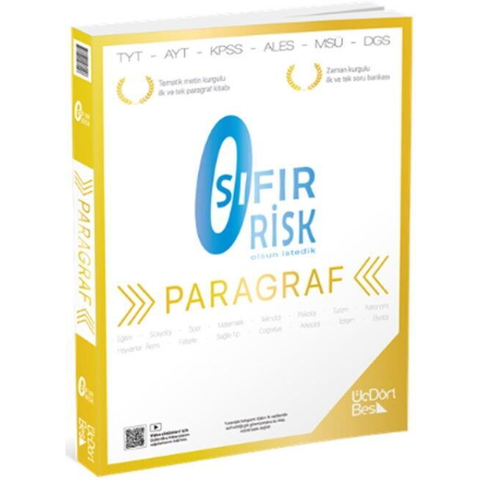 Üçdörtbeş Yks Paragraf Sıfır Risk