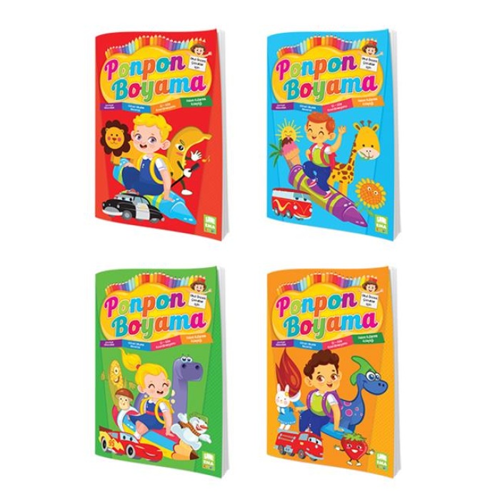 PONPON BOYAMA KİTABI (4 ÇEŞİT) /EMA