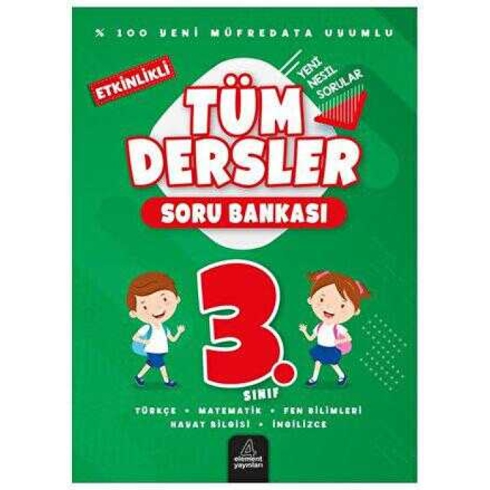 4 Element Yayınları 3. Sınıf Tüm Dersler Soru Bankası