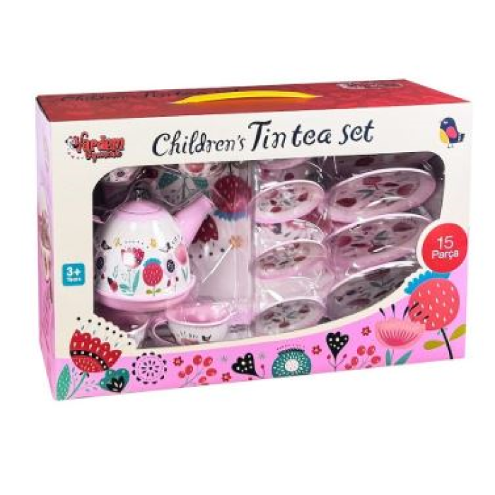 PASİFİK 15 PARÇA METAL ÇAY