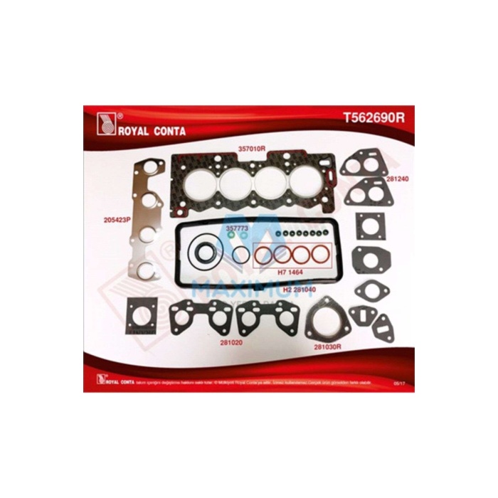 UST TAKIM CONTA (72 75MM) REINZ KECELI SUBAP LASTIKLI (S,K,C DAHIL) P106 P206 P306 P207 P307 P205 1,4 72 74HP TU3A