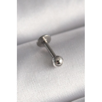 316l Çelik Gümüş Renk Topçuk Piercing - Tj-pr1368