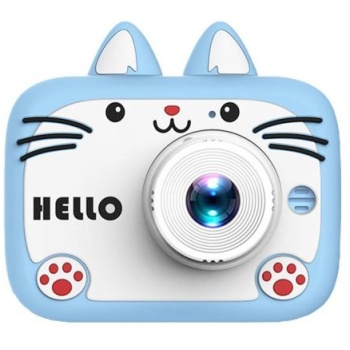 Mini Karikatür Çocuklar Dijital Kamera 1080p Mavi Ks102
