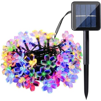 Solar 5 M 50 Led Papatya Rgb 8 Fonksiyonlu