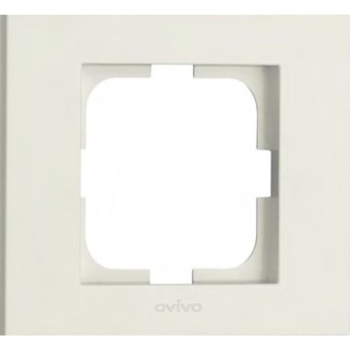 20 Adet Ovivo Grano Beyaz Tekli Çerçeve (anahtar, Topraklı Priz, Vavien, Tv, Telefon, Komütatör)*