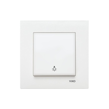 Viko Karre Beyaz Light (zil/ışık Anahtarı)