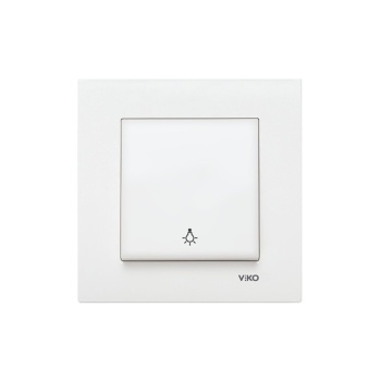 Viko Karre Beyaz Light (zil/ışık Anahtarı)(7 Adet)