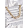 Pirinç Gold Renk Vıp Exclusive Seri Gurmet Model Kadın Kolye - Tj-bko9430