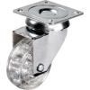 Hts 301 - 50x20 Mm Şeffaf Makaralı Tablalı Teker