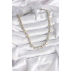 Pirinç Mix Renk Zirkon Taşlı Kalp Model Vıp Exclusive Seri Kadın Kolye - Tj-bko9545