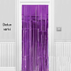 Işıltılı Du Ve Kapı Perdesi Mor Renk 90x200 Cm