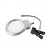 2.5x130 Mm 5x24 Mm Led Aydınlatmalı Büyüteç Masa Üstü Metal Hortum Mandallı Mg15124-c