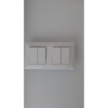 Beyaz Ikili Set Komütatör(dual Anahtar) Komütatör(dual Anahtar)