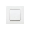 Viko Karre Beyaz Light (zil/ışık Anahtarı)(7 Adet)