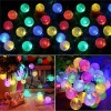 7m 50 Led RGB Solar