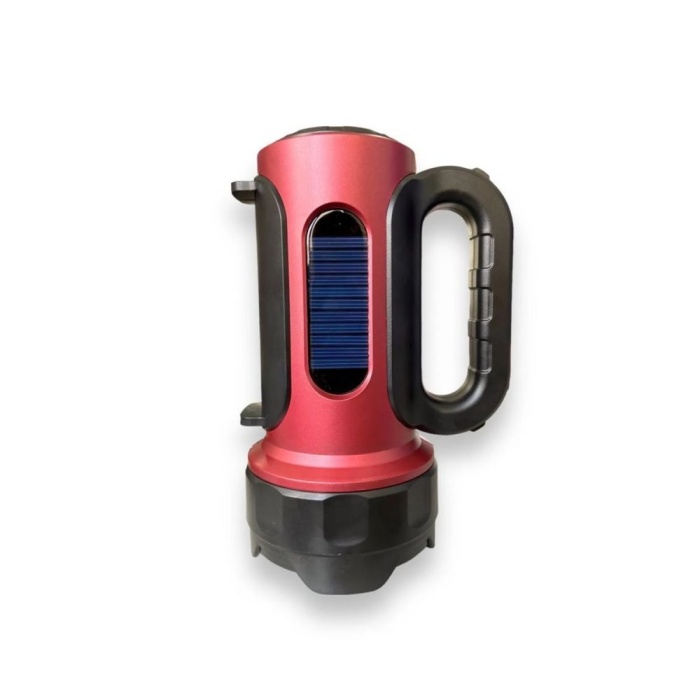 Ps-t93 30w Uzun Menzilli Solar Panelli Powerbank+usb Çıkış S.o.s Lu Ultra Güçlü Ledli Şarjlı Feneri