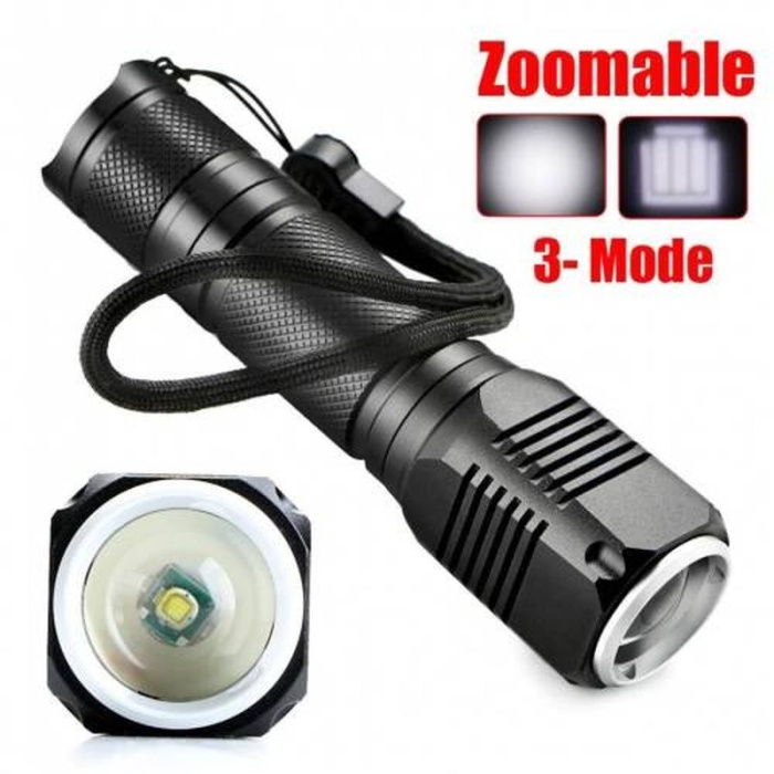 F.b.ı F-82 T6 Led Zoomlu 2000 Lm Yüksek Işık Şarjlı El Feneri