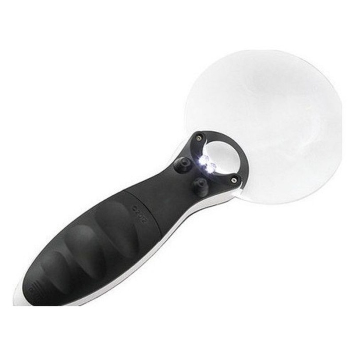 Kontrolü Için 10x 20x 2 Led Işıklı El Büyüteç