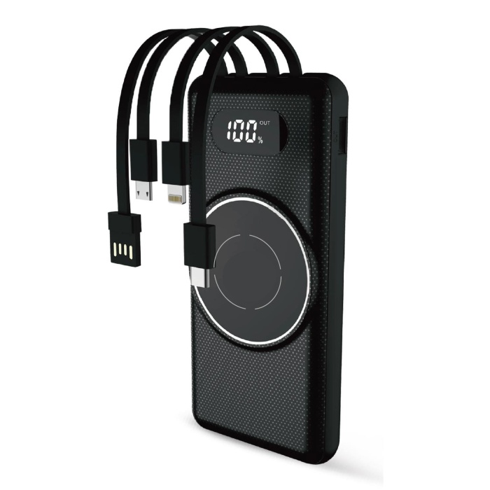 10.000 Mah Taşınabilir Hızlı Şarj Aleti/wireless Powerbank W01
