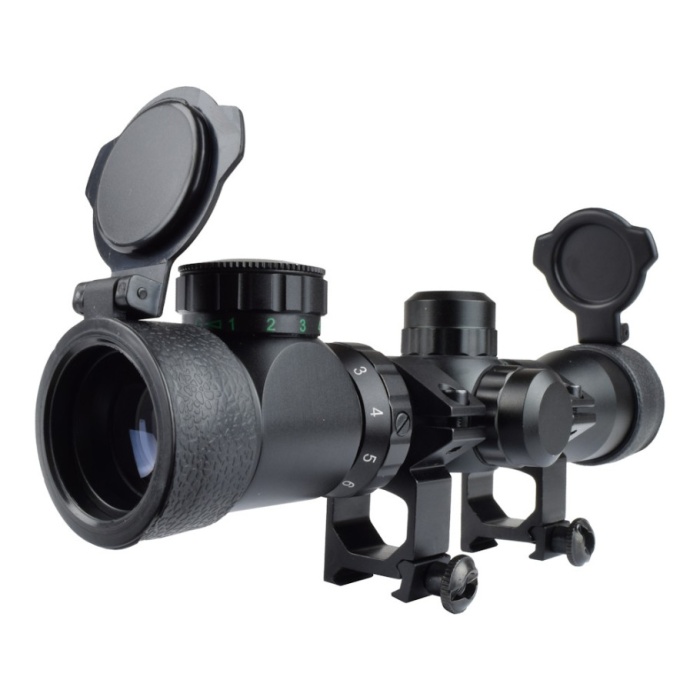2-6x28 Sp Zoomlu Dürbün Hedef Çizgili Çıft Işıklı