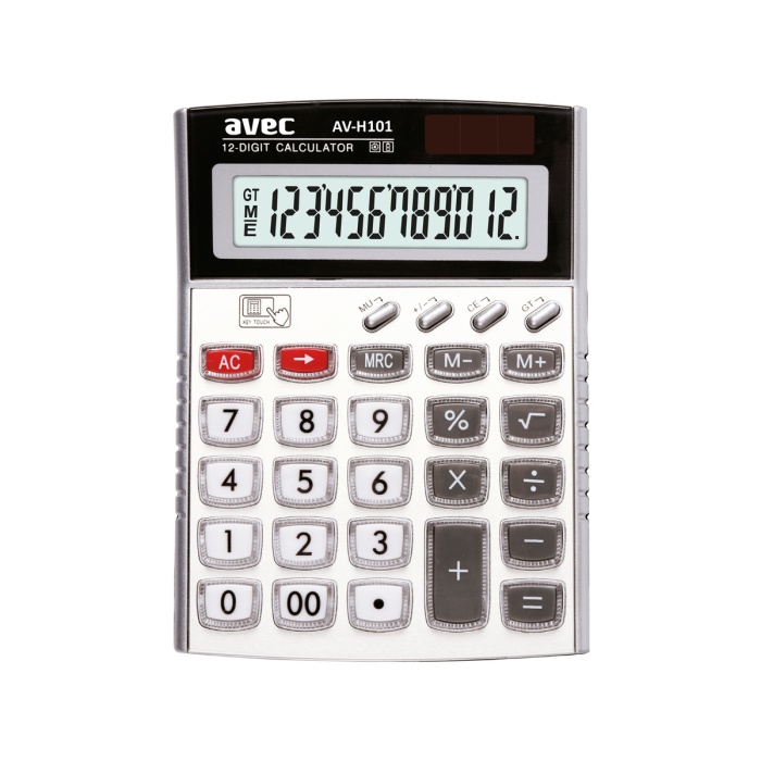 12 Haneli Hesap Makinesi Av-h101