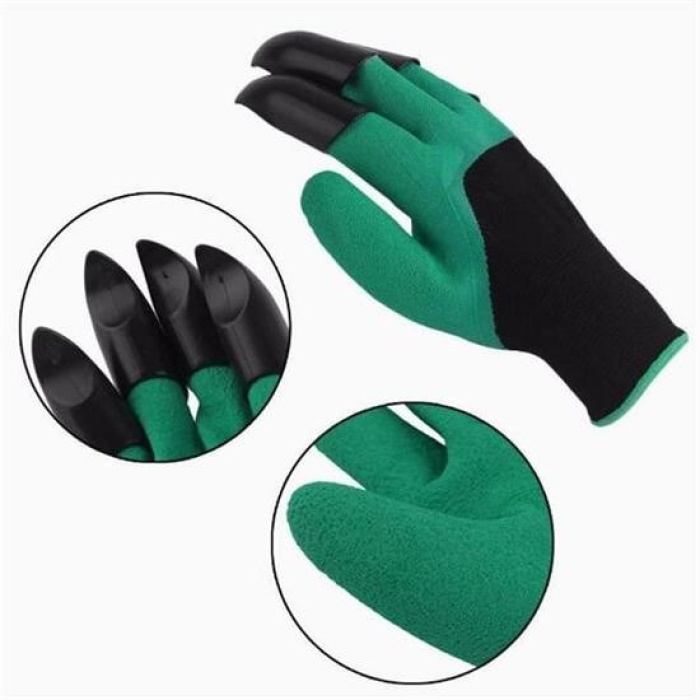 Buffer® Toprak Kazma Ekme Çapalama İçin Korumalı Bahçe Bahçivan Eldiveni