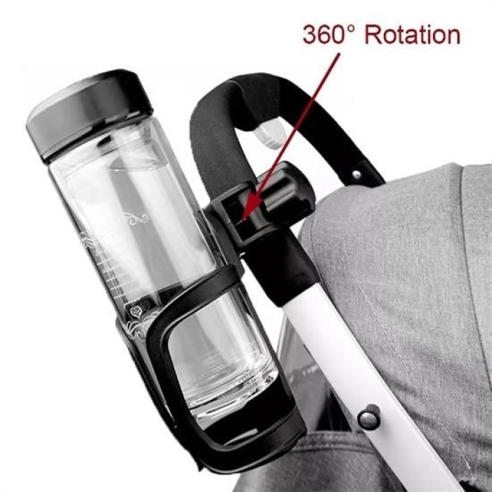 Buffer® Bebek Arabası Bisiklet Uyumlu Ayarlanabilir Şişe Biberon Ve Suluk Tutucu