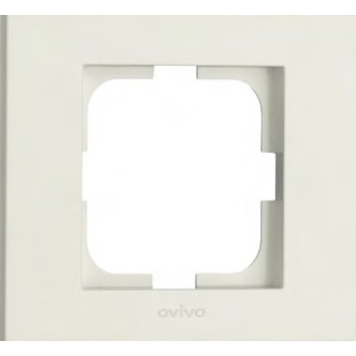 20 Adet Ovivo Grano Beyaz Tekli Çerçeve (anahtar, Topraklı Priz, Vavien, Tv, Telefon, Komütatör)*