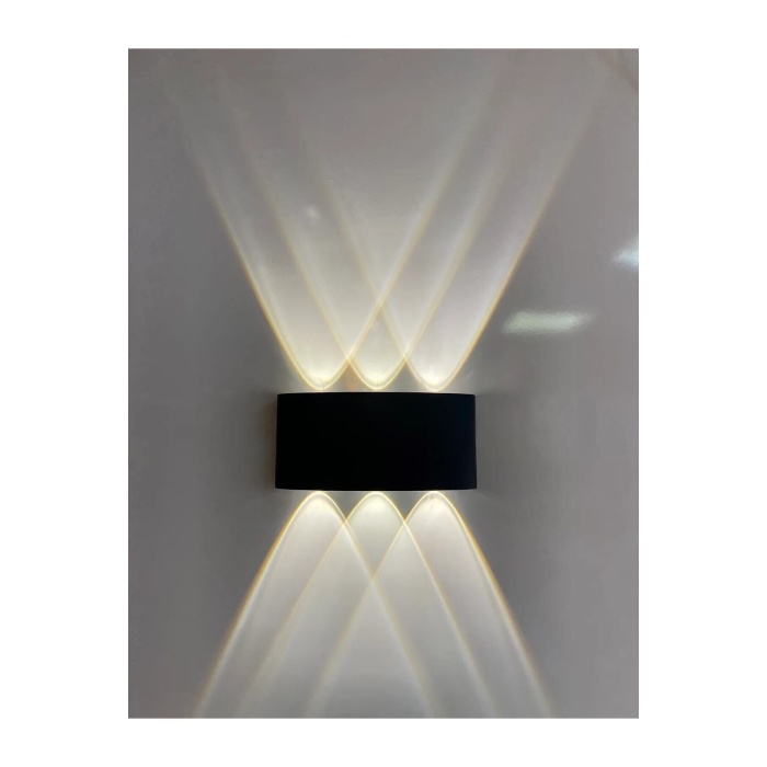 Dekoratif Çift Yönlü Duvar Aydınlatma Led Aplik Duvar Lambası Günışığı 6 Watt 220 Volt