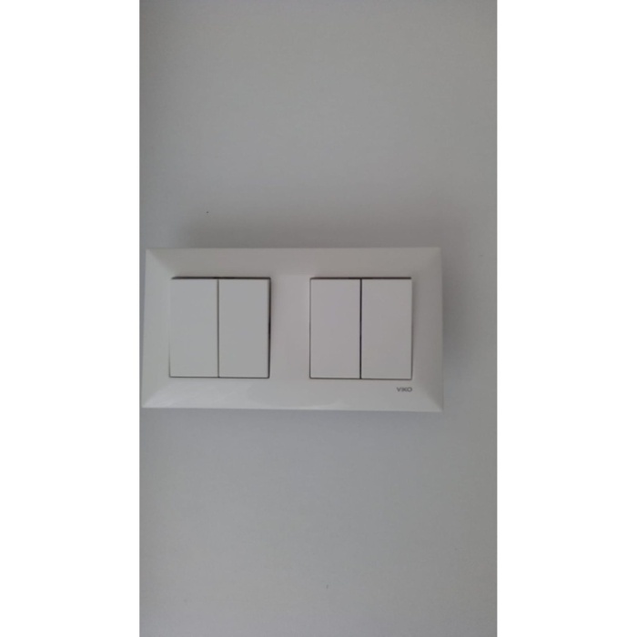 Beyaz Ikili Set Komütatör(dual Anahtar) Komütatör(dual Anahtar)