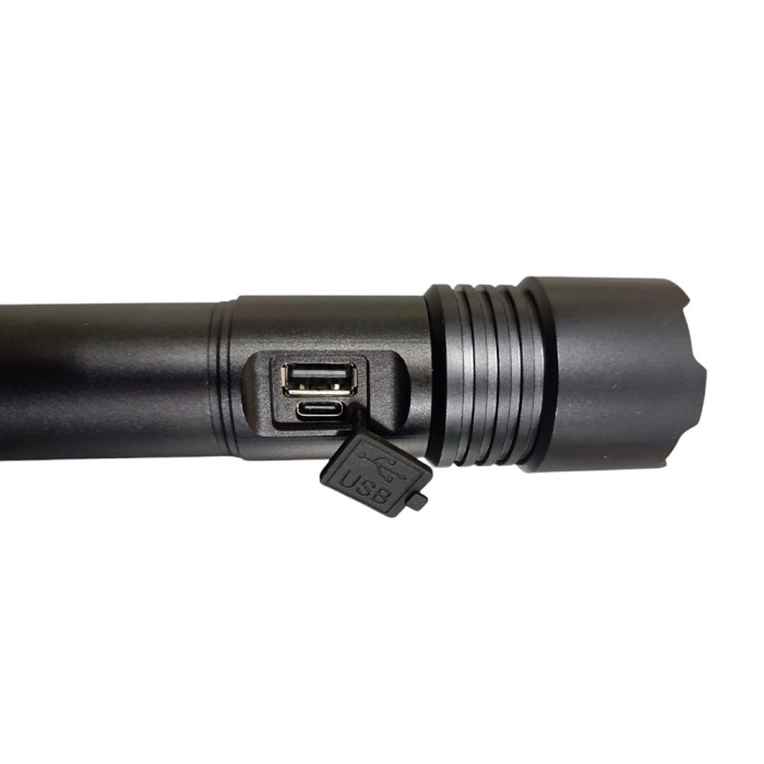 1300 Lümen Tg Led 2800 Mah Zoom Özellikli Şarj Edilebilir El Feneri Sk3600