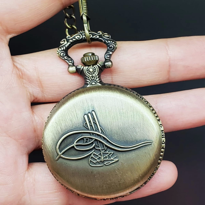 Osmanlı Tuğralı Köstekli Saat