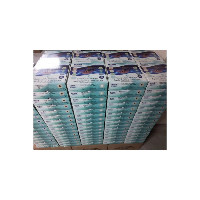 30 Watt Sıva Üstü Kırmızı Led Lamba 30w 12 Volt Conti / Tenda