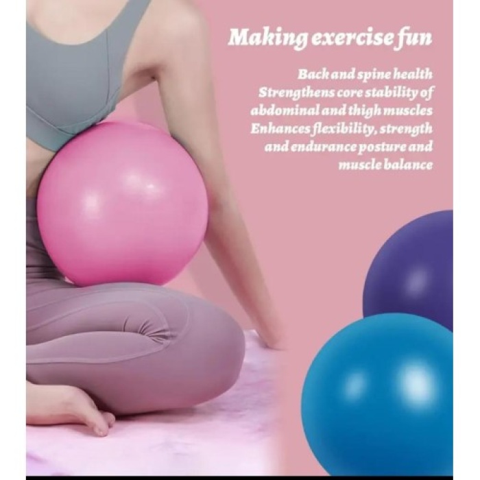 Küçük Boy Pilates Topu 20 Cm  Denge Ve Güçlendirme Topu