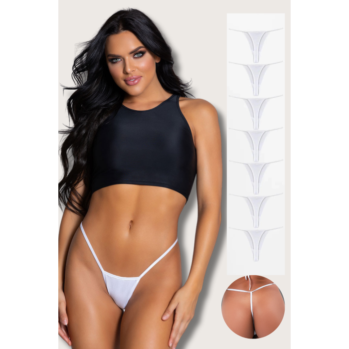 7 Lİ Kadın String Tanga Külot A-1000