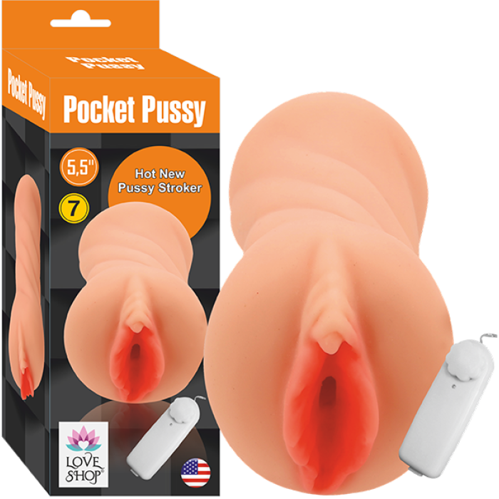 POCKET PUSSY VİBRATİNG