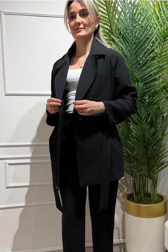 Siyah Pantolon Ceket Takım