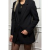 Siyah Yün Blazer Ceket