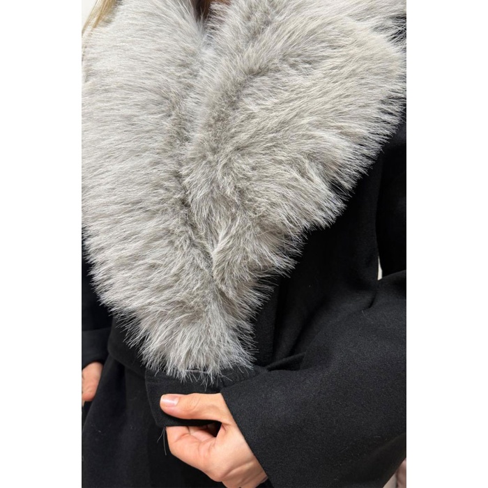 Seyyar Kürklü Kaşe Kaban