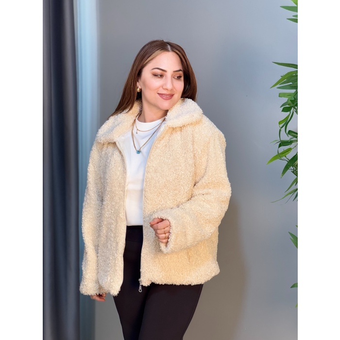 Peluş mont