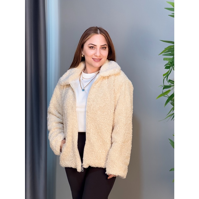 Peluş mont