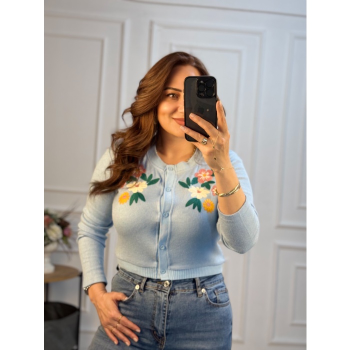 Nakışlı hırka