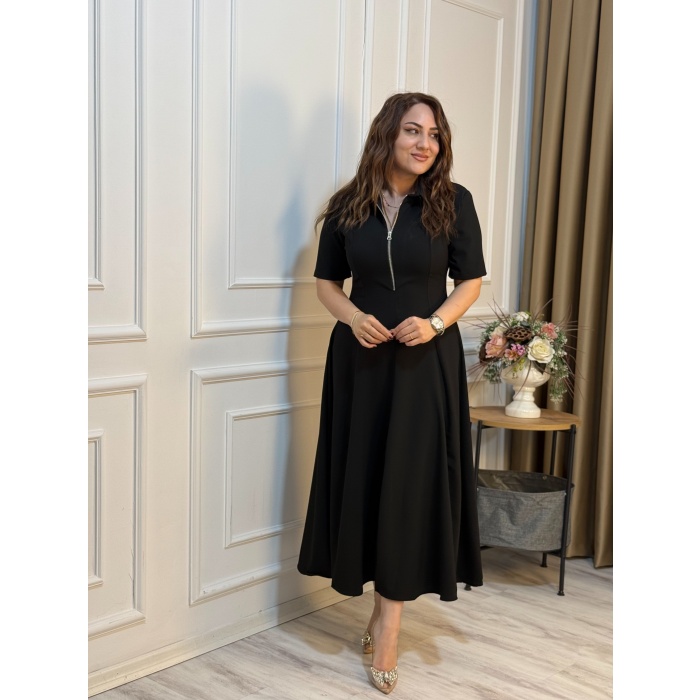 Fermuarlı elbise