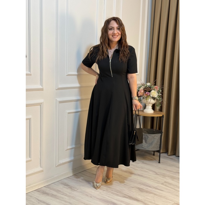 Fermuarlı elbise