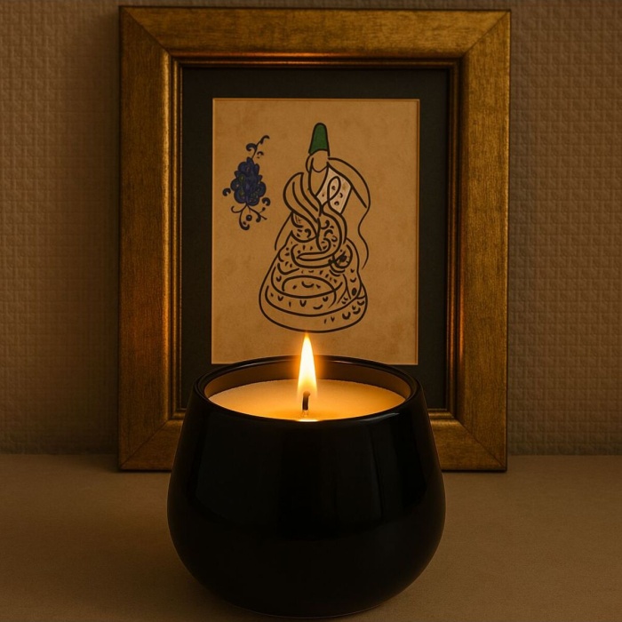 Rast Serisi %100 Natural Soya Wax Siyah Seramik FRUITY MIXED