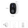 WİFİ GECE GÖRÜŞLÜ ÇİFT YÖNLÜ SES 2K AKILLI KAMERA WATERPROF 5000MAH DAHİLİ BATARYA