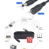 Concord Power Uzatma Kablosu 10 metre AWG23 Kamera, Wifi Kamera, Modem, Kayıt Cihazı 12V DC Uzatma