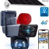 Güneş Enerjili Solar Kamera 4G O-Kam Pro Türkçe Uygulama Gece Görüş, Sesli Konuşma, Uzaktan İzleme